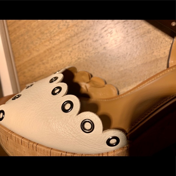 Coach “April” Leather Platform Sandals - Picture 8 of 16